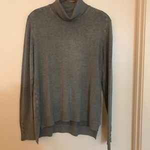 NWT IMAN Gray Turtleneck M